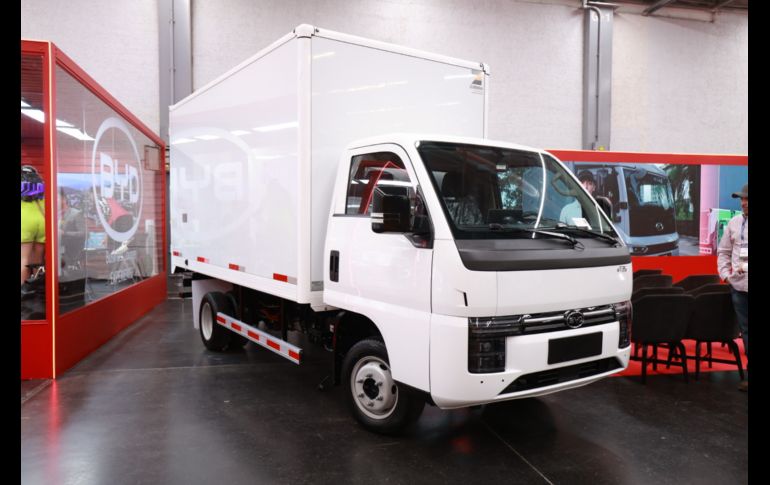 BYD Trucks se convirtió en uno de los protagonistas del encuentro con su nueva línea de vehículos 100% eléctricos. CORTESÍA