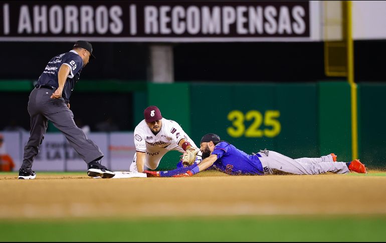 Hamilton fue la figura ofensiva de Charros con tres hits, dos carreras anotadas y tres producidas. CORTESÍA/Charros de Jalisco
