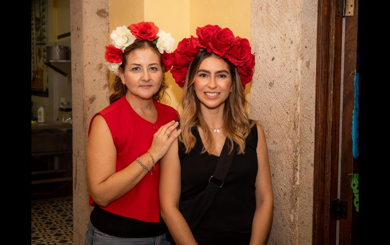 Laura Gallo y Karina Rangel. GENTE BIEN JALISCO / XV Festival de Muertos Tlaquepaque 2025