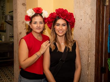 Laura Gallo y Karina Rangel. GENTE BIEN JALISCO / XV Festival de Muertos Tlaquepaque 2025