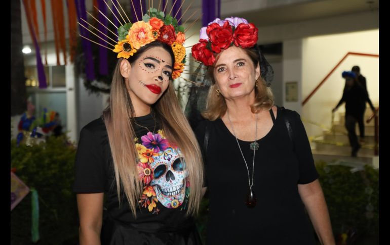 Sharom Rosas y Nancy Menna. GENTE BIEN JALISCO / “El Mictlán” de Oakland School