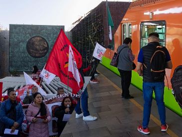 Las páginas oficiales del Metro CDMX y Metrobús CDMX han compartido el estado de sus estaciones tras las movilizaciones de la CNTE. SUN / H. Salvador / ARCHIVO