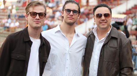 Pablo Moreno Jr.,Pedro Moreno y Christian Frey Casillas. GENTE BIEN JALISCO / C. Jimeno