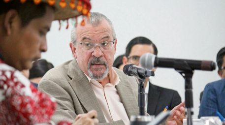 El Secretario de Cultura de Jalisco, Gerardo Ascencio Rubio, presenta ante el Congreso del Estado los avances del primer año de actividades de la dependencia a su cargo. ESPECIAL