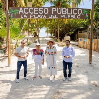 Tras disminución de turismo, habilitan accesos gratuitos a playas de Tulum