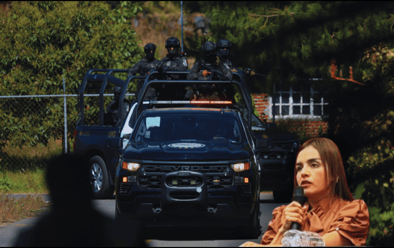 Grecia Quiroz, viuda de Carlos Manzo, señaló que aceptó el reforzamiento de su seguridad pensando en sus hijos. EFE / SUN / ARCHIVO