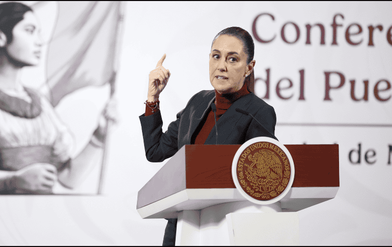 Claudia Sheinbaum, Presidenta de México. EFE / J. Méndez