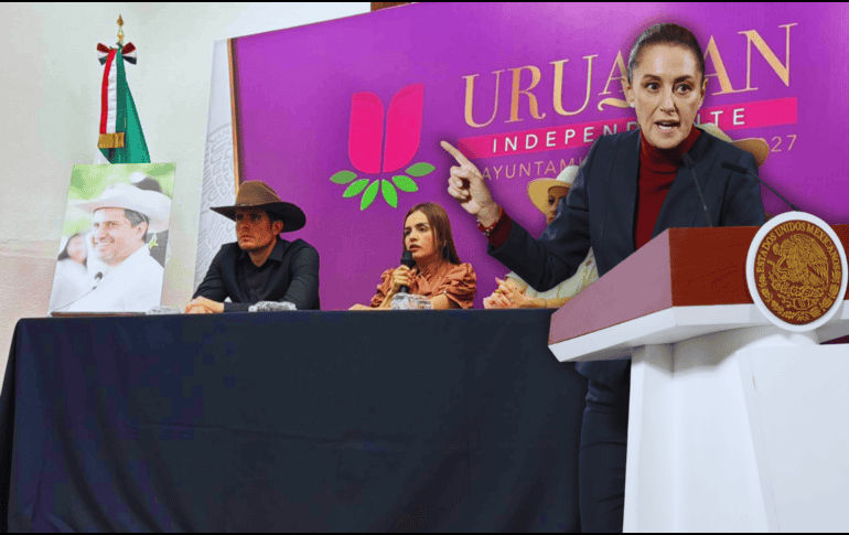 Sheinbaum reiteró que su gobierno permanecerá cercano a las autoridades locales, como en el caso de Uruapan. SUN / EFE / ARCHIVO