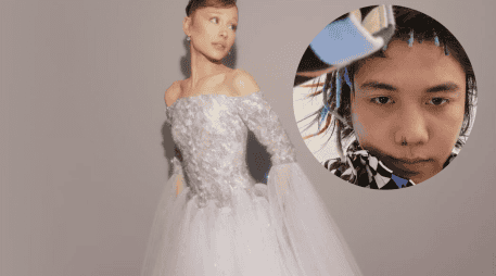 El responsable fue el influencer Johnson Wen conocido como Pyjama Man, quien es conocido por realizar este tipo de actos con otros artistas, incluso hasta en conciertos. INSTAGRAM/pyjamamann /arianagrande /CANVA