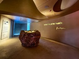 El museo fue diseñado como una “grotto”, una cueva dentro del volcán que representa el estadio, y dialoga con elementos naturales como un pirul centenario, que se convierte en “árbol guardián” del recinto. EL INFORMADOR/ A. Navarro