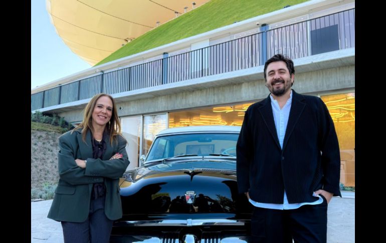 El museo fue diseñado como una “grotto”, una cueva dentro del volcán que representa el estadio, y dialoga con elementos naturales como un pirul centenario, que se convierte en “árbol guardián” del recinto. EL INFORMADOR/ A. Navarro