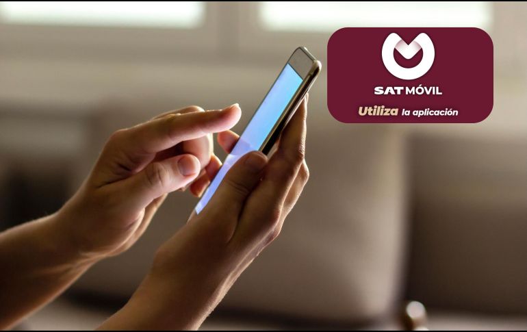 Esta herramienta digital del SAT permite consultar documentos fiscales, presentar declaraciones y gestionar trámites desde dispositivos móviles. ESPECIAL / CANVA y SAT