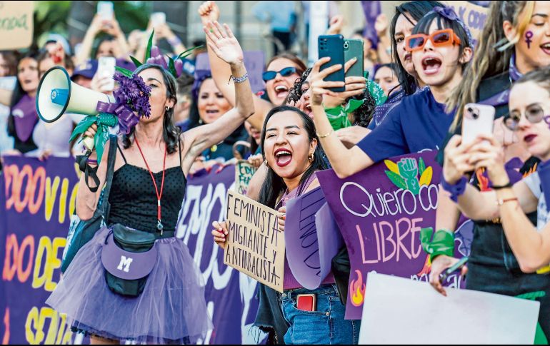 Una marcha de jóvenes refleja el nuevo modelo de activismo de la Generación Z, entre calles y plataformas digitales. EL INFORMADOR/ Archivo
