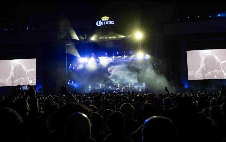 Foo Fighters durante el cierre del primer día del Corona Capital 2025. SUN / EMG / Hugo Salvador