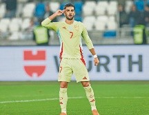 El tanto que Ferran Torres marcó a Georgia le sirvió para entrar en la lista de los 10 máximos anotadores de la selección española. EFE/G. Arjevanidze