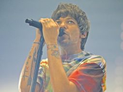 El cantante y compositor británico Louis Tomlinson se presentó en el escenario durante su “Faith In The Future World Tour” en Brasil, el 11 de mayo de 2024. AFP/M. Schincariol