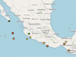 Sismos en México En Vivo este 17 de noviembre de 2025. ESPECIAL / SSN