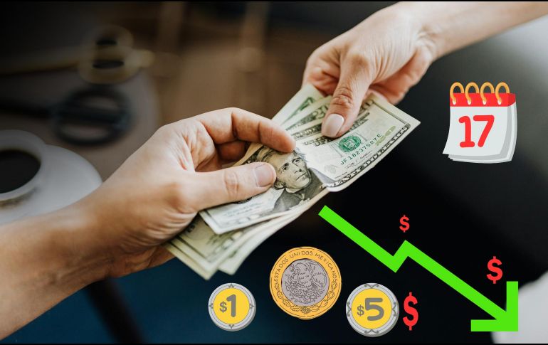 El dólar inició la jornada de hoy cotizándose por debajo de los 18.50 pesos, según un informe de Bloomberg. ESPECIAL / CANVA