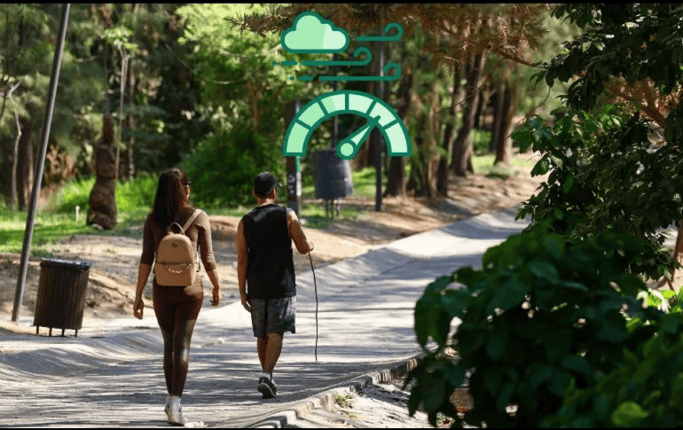 Índice de la calidad por zonas del AMG. EL INFORMADOR / ARCHIVO