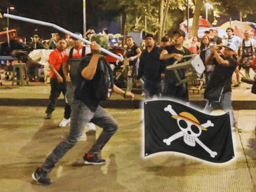 La marcha de la generación Z contó con una asistencia de 17 mil personas aproximadamente en tan solo la Ciudad de México y dejó un saldo de 120 personas lesionadas entre policías y civiles, además 20 detenidos. SUN / ARCHIVO