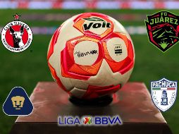 Xolos, Juárez, Pachuca y Pumas tienen una nueva oportunidad de clasificar a la Liguilla tras conseguir un lugar en el Play-In. ESPECIAL / IMAGO7 y CANVA