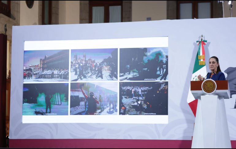 Sheinbaum adelantó que el gobierno capitalino y la policía de la Ciudad de México ofrecerán una conferencia de prensa para informar sobre lo sucedido. SUN / F. ROJAS