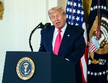 La BBC afirma que Trump no tiene bases para acusarla de difamación por la edición de su discurso. EFE/ARCHIVO