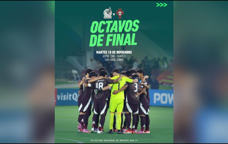 Esta será la primera vez que México y Portugal se vean las caras dentro del torneo juvenil. X / @miseleccionsubs