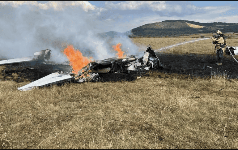La aeronave transportaba a cinco personas; aún se desconoce su estado de salud.  ESPECIAL