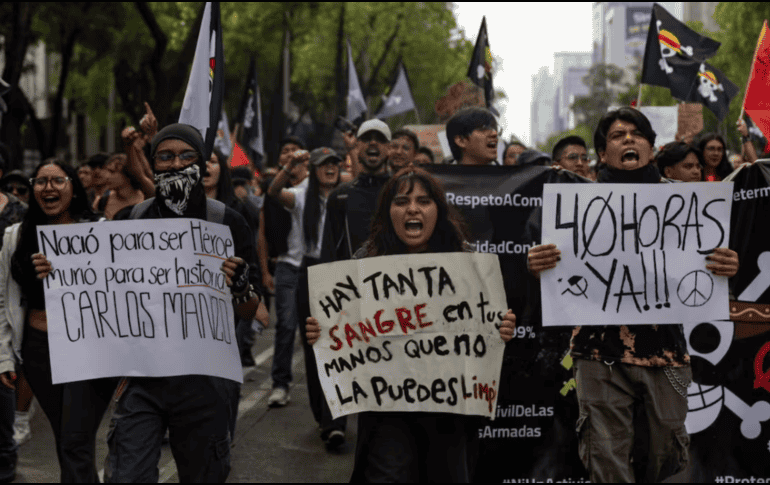 Autoridades abrieron investigaciones internas por incidentes ocurridos durante la manifestación para revisar protocolos. SUN/ARCHIVO