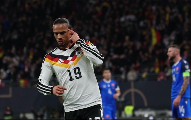 Leroy Sané fue el encargado de marcar dos goles para la victoria de los teutones. EFE/F. Singer