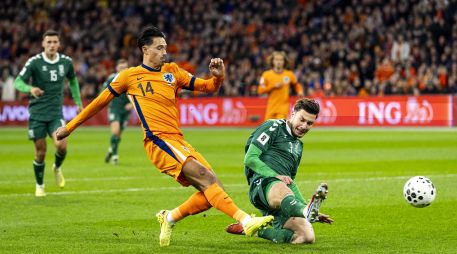 Tijjani Reijnders inició la goleada con anotación al minuto 16. EFE/K. Van Weel