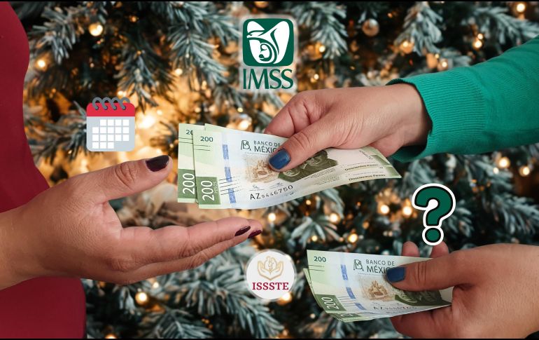 Miles de mexicanos ya esperan la última dispersión del pago de la pensión de 2025 para los beneficiarios del IMSS e ISSSTE. ESPECIAL / CANVA