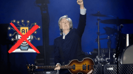 Paul McCartney contribuye a protestar en contra de la IA. EFE / ARCHIVO