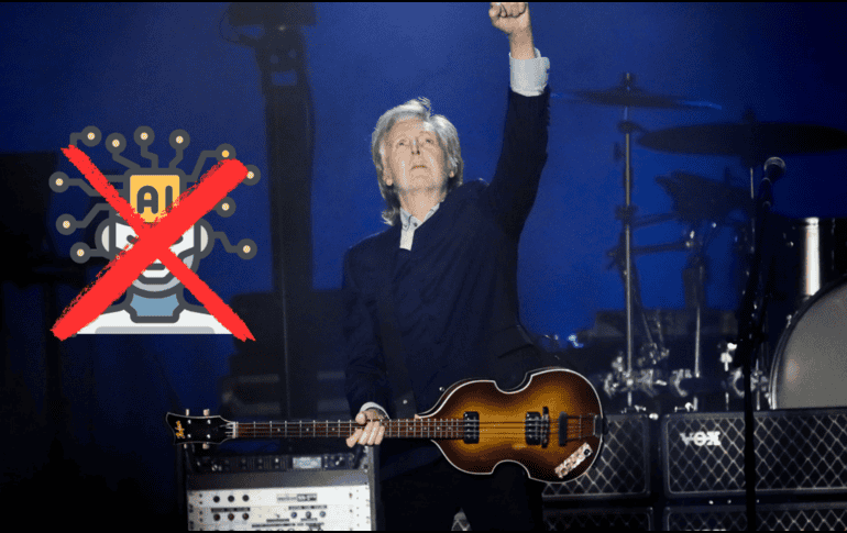 Paul McCartney contribuye a protestar en contra de la IA. EFE / ARCHIVO