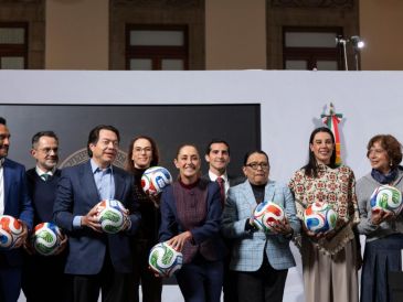Este martes 18 de noviembre, durante "La Mañanera del pueblo", el Gobierno de México presentó el "Mundial Social", una iniciativa que rodeará a la Copa Mundial de Futbol 2026. X / @GobiernoMX