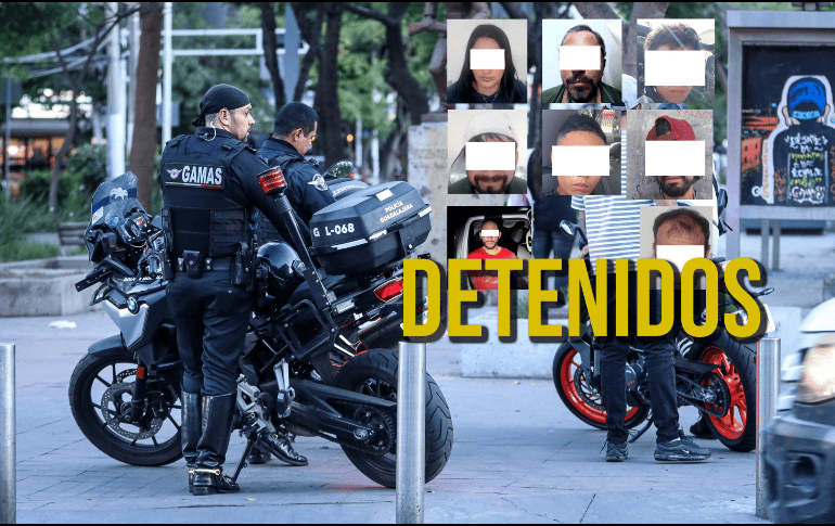 Estos son los resultados de la Policía de Guadalajara recabados en la semana pasada. EL INFORMADOR / ARCHIVO