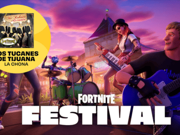 "La Chona" de Los Tucanes de Tijuana llega a Fortnite Festival. ESPECIAL / FORTINITE FESTIVAL