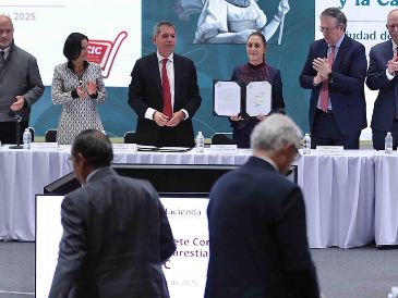 Se trata del tercer convenio que la presidenta Claudia Sheinbaum establece con productores y distribuidores. SUN/Berenice Fregoso