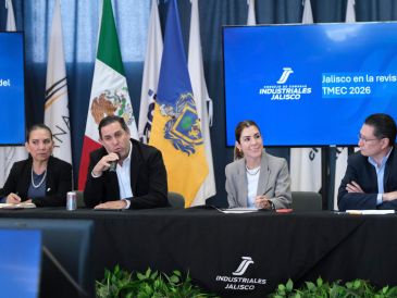 El documento con la postura de Jalisco ya fue entregado a la Secretaría de Economía Federal, con esta visión colectiva, el estado fortalece su posición ante la revisión del T-MEC y continúa defendiendo su competitividad y liderazgo económico. CORTESÍA