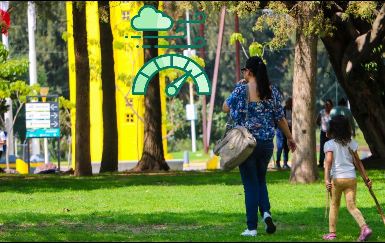 Índice de la calidad por zonas del AMG. EL INFORMADOR / ARCHIVO