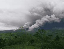 Las autoridades de Indonesia elevaron este miercoles la alerta sobre el volcán Semeru al nivel IV (el máximo en la escala del país), tras una serie de erupciones que arrojó flujos piroclásticos por la ladera de la montaña. EFE / Centro de Vulcanología y Mitigación de Riesgos Geológicos de Indonesia