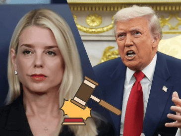 "Las políticas de California contra las fuerzas del orden discriminan al gobierno federal y están diseñadas para crear riesgos para nuestros agentes", afirmó la secretaria de Justicia, Pam Bondi. AP / ARCHIVO / X / @AGPamBondi