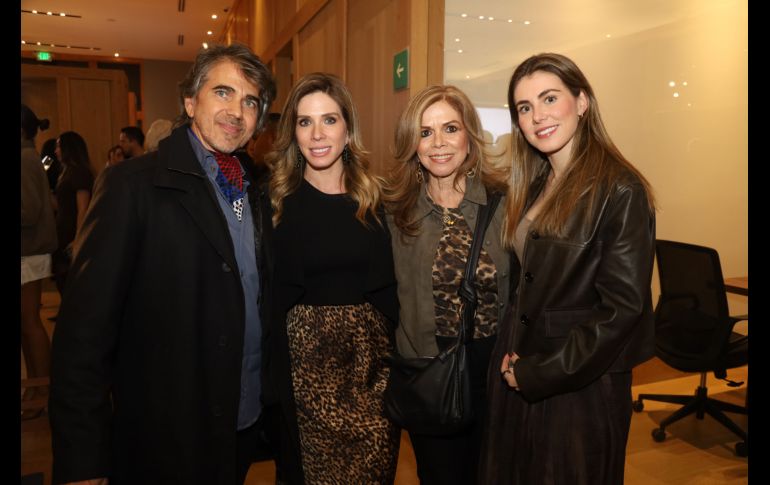 Rafael San Juan, Paty Sánchez, Paty Michel y Ana Pao Sánchez. GENTE BIEN JALISCO /