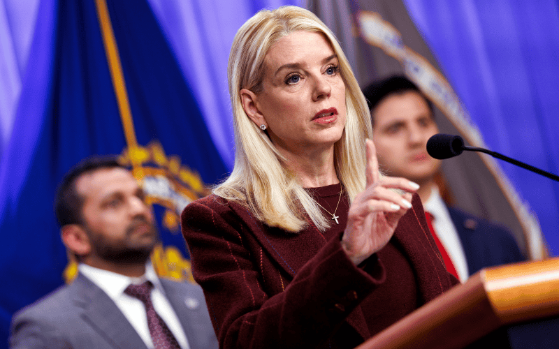 Ryan Wedding 'controla una de las organizaciones de narcotráfico más prolíficas y violentas del mundo. Actualmente, es el mayor distribuidor de cocaína en Canadá', dijo la fiscal general de Estados Unidos, Pam Bondi. EFE / W. Oliver