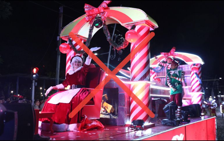 Señalan que es estrategia publicitaria disfrazada de desfile navideño familiar. EL INFORMADOR / ARCHIVO