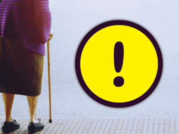 El riesgo de caídas crece a medida que se va envejeciendo. ESPECIAL / CANVA