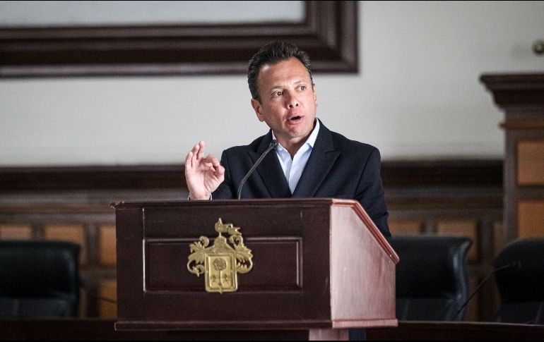 El gobernador de Jalisco, Pablo Lemus Navarro, destacó el clima de apertura política y diálogo respetuoso que se ha vivido como parte del ejercicio de la glosa del primer informe de gobierno, realizada en el Congreso del Estado. EL INFORMADOR / ARCHIVO