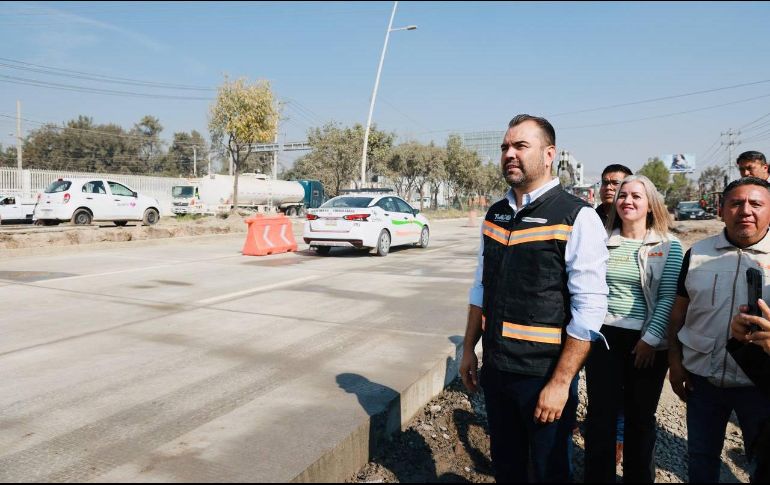 Gerardo Quirino Velázquez, presidente de Tlajomulco. Además de agilizar la circulación en Adolf B. Horn, se busca mejorar el entorno y la seguridad. X/GobTlajomulco