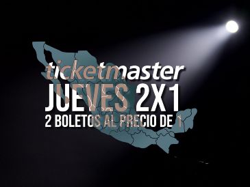 Ticketmaster tiene todos estos boletos al 2x1 solo hoy jueves 27 de noviembre. SUN / ARCHIVO